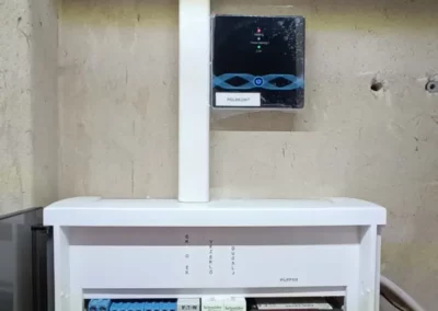 Kombinált Fűtés vezérlés Gázkazán, Puffer és vegyestüzelésű kazán indítással, 2 zónás Wifi okostermosztát vezérléssel.