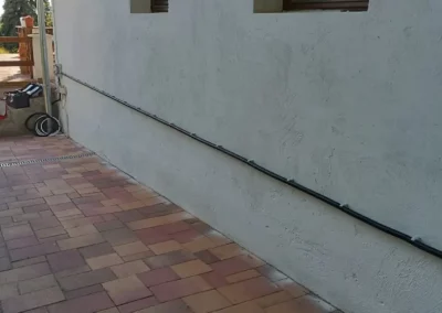 Utólagos új elektromos betáplálás kiépítése (jakuzzi betáp)